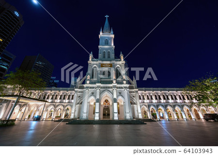 新加坡風鈴（CHIJMES）夜景 64103943