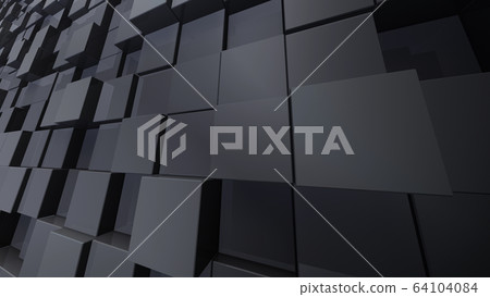 Simple background background block box design 3d illustration abstract background back 64104084