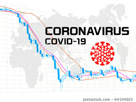 Coronavirus affecting the global economy - Stock Illustration [64104883 ...