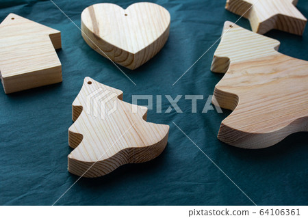 Detail for woodwork. Joinery. New Year wooden Detail for woodwork. Joinery. New Year wooden 64106361