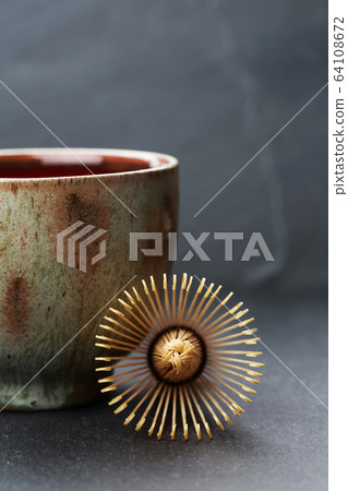 Ceramics bowl and chasen 64108672