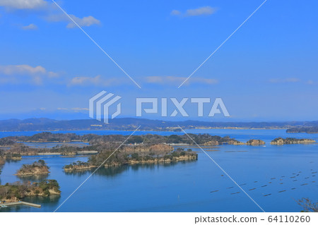 [宮城縣]松島灣天氣晴朗（日本三景） 64110260