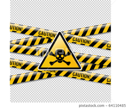 Danger Sign And Isolated Transparent Background 64110485