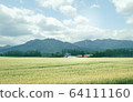 Summer landscape in Tokachi 64111160