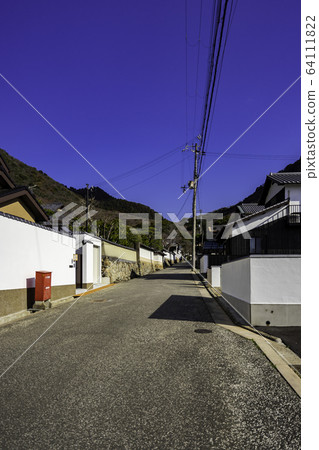 兵庫縣Wakisaka Yashiki周圍的Tatsuno Castle Town辰野市 64111822