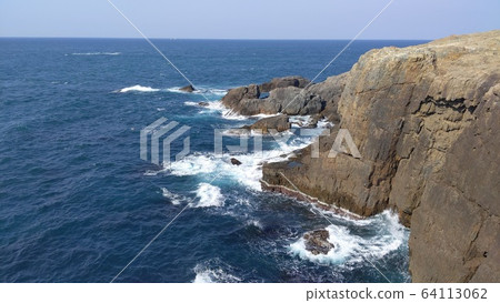 島根縣Hinomisaki的懸崖 64113062