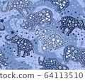 Fabric printing design 64113510