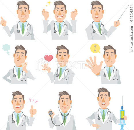 炸毀男醫生，有9種不同的面部表情 64114264