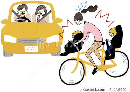 Traffic accident bicycle Traffic accident bicycle 64116661