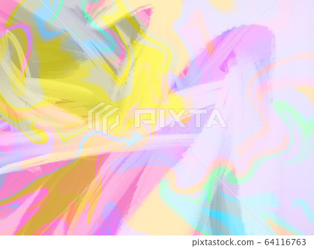混合顏料的抽象繪畫 64116763