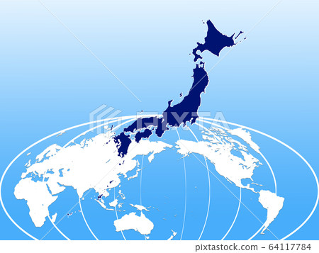日本地圖業務業務增長日本經濟地圖世界地圖大數據 64117784