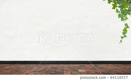 Background-brick-wall-ivy 64118557