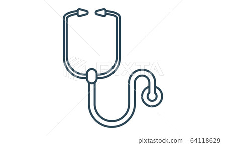 Stethoscope icon vector illustration. Stethoscope icon vector illustration. 64118629