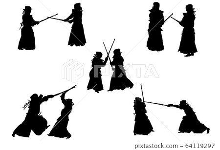Sport silhouette kendo Sport silhouette kendo 64119297