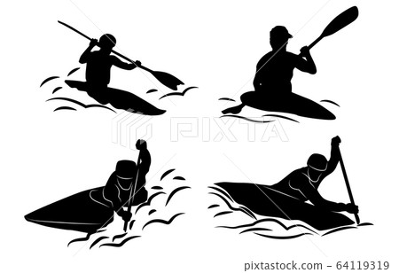 運動剪影獨木舟 運動剪影獨木舟 64119319