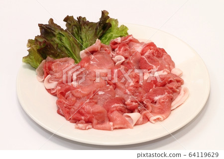For pork thigh meat shabu-shabu For pork thigh meat shabu-shabu 64119629