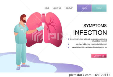 pneumonia epidemic epidemiologist concept banner 64120117