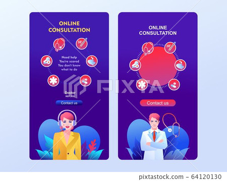 epidemiologist online mobile app template 64120130