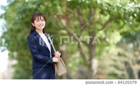 Business woman outdoors Business woman outdoors 64120379