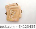 Wooden disposable tableware-plates, knives, forks 64123435
