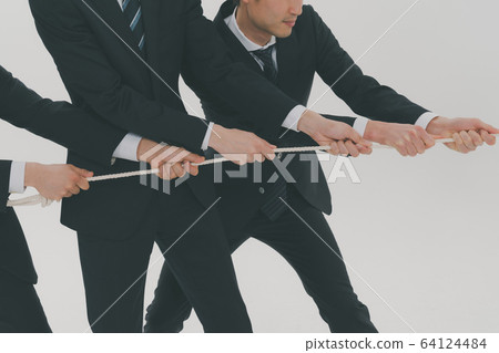商務人士 商人 男性白領 64124484