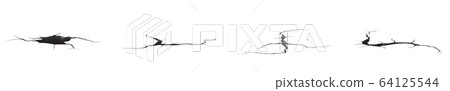 Ground cracks set. Earthquake and ground cracks, hole effect, craquelure and damaged wall texture. Vector illustrations can be used for topics earthquake, crash, destruction. Ground cracks set. Earthquake and ground cracks, hole effect, craquelure and damaged wall texture. Vector illustrations can be used for topics earthquake, crash, destruction. 64125544