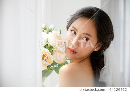 美麗的女人新娘新娘新娘禮服模特人圖材料 美麗的女人新娘新娘新娘禮服模特人圖材料 64126512