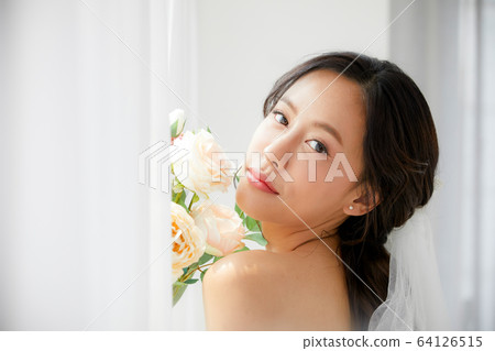 美麗的女人新娘新娘新娘禮服模特人圖材料 美麗的女人新娘新娘新娘禮服模特人圖材料 64126515