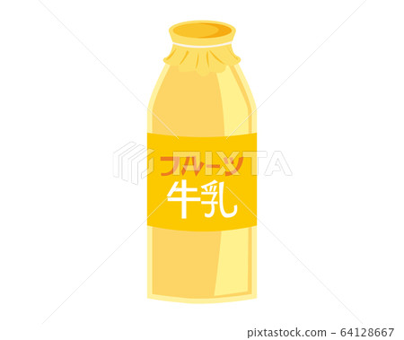 牛奶水果牛奶牛奶瓶 64128667