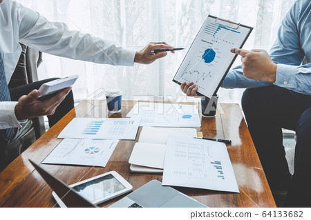 Business team partner on meeting brainstorming in Business team partner on meeting brainstorming in 64133682