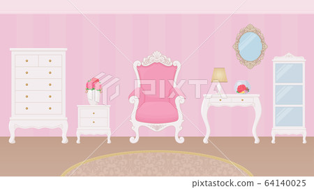 Princess room background illustration_16: 9 Princess room background illustration_16: 9 64140025