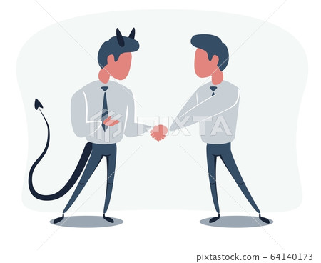 The Deal. Two business mans shaking hands The Deal. Two business mans shaking hands 64140173