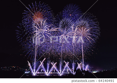 Nishi Awa Fireworks "Music Star Mine" 64140491