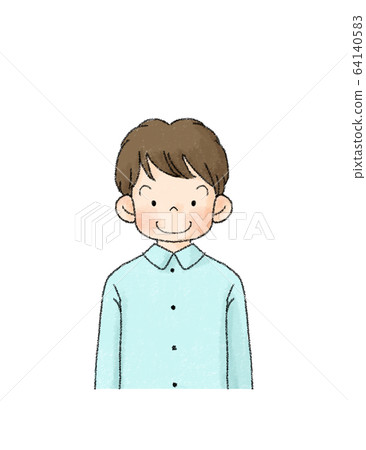 Boy expression (smile) - Stock Illustration [64140583] - PIXTA