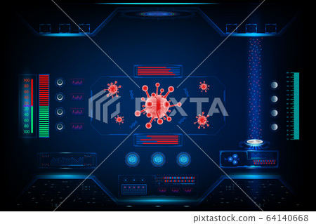 Coronavirus (2019-nCoV) with research Technology Coronavirus (2019-nCoV) with research Technology 64140668