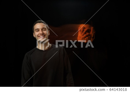 The versatility of man - opened emotions and hidden feelings, variety of experiences The versatility of man - opened emotions and hidden feelings, variety of experiences 64143018