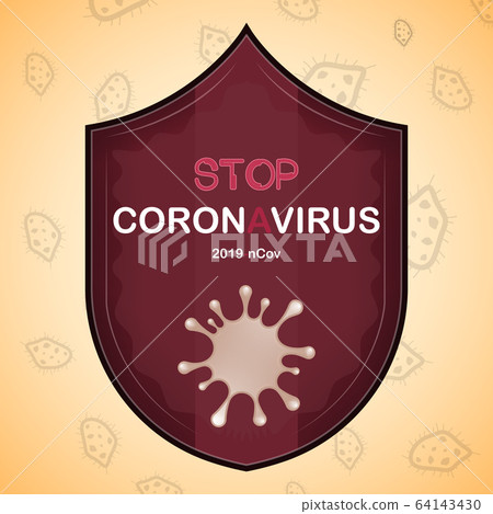 Stop coronavirus poster - Stock Illustration [64143430] - PIXTA