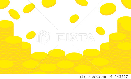 Coins background 64143507