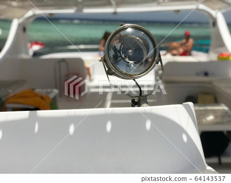 A large lamp, a spotlight, a searchlight A large lamp, a spotlight, a searchlight 64143537