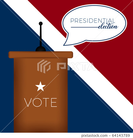 Presidential election poster Presidential election poster 64143789