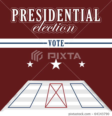 Presidential election poster Presidential election poster 64143790