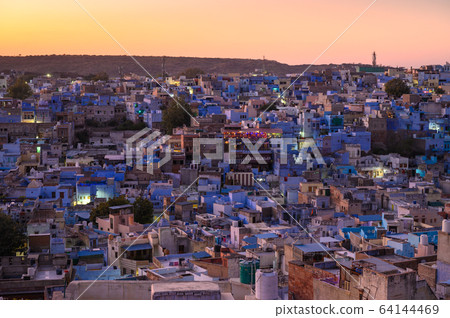 The Blue City in, Jodhpur, Rajasthan state India 64144469