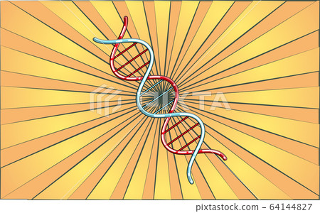 Medical scientific spiral gene dna molecule Medical scientific spiral gene dna molecule 64144827
