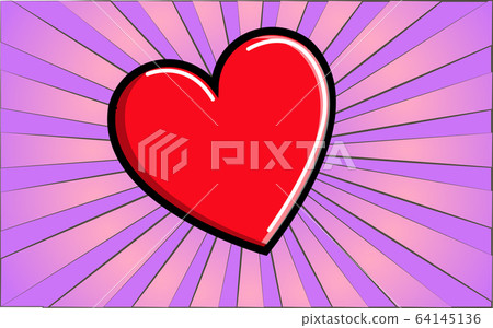 Medical red heart as a symbol of health Medical red heart as a symbol of health 64145136