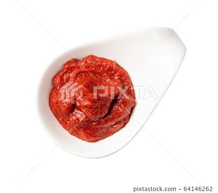 Ketchup Splash or Tomato Sauce Blob Isolated 64146262