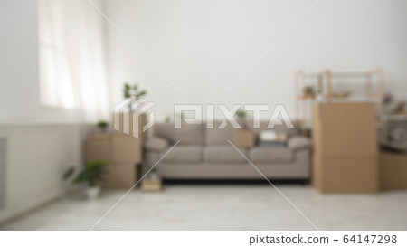 Blurred background of living room with collected things Blurred background of living room with collected things 64147298