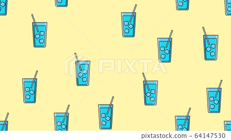 Seamless pattern of blue repeating alcoholic Seamless pattern of blue repeating alcoholic 64147530