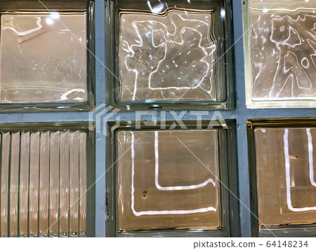 The texture of a glass beautiful carved glowing The texture of a glass beautiful carved glowing 64148234