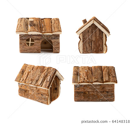 Small Wooden House for Hamsters Made of Wood with Small Wooden House for Hamsters Made of Wood with 64148318