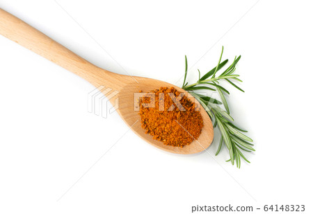 Pile of Gyros Kebap Spices and Herbs Powder Mix 64148323